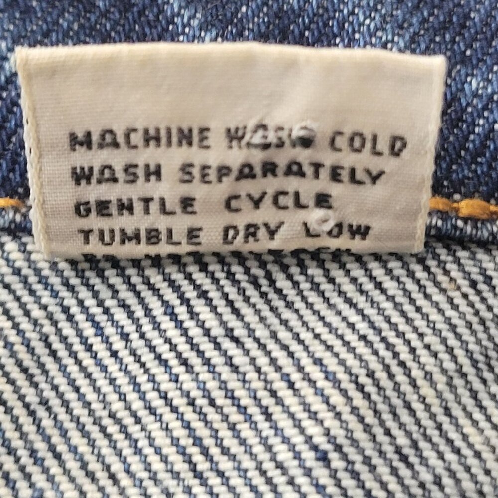 Haleman Sweet Home Blue Chicago Men's Denim Jacket Size M - Picture 11 of 11